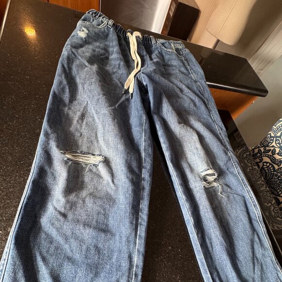 Aerie Women's drawstring jeans - never worn - Picture 2 of 7